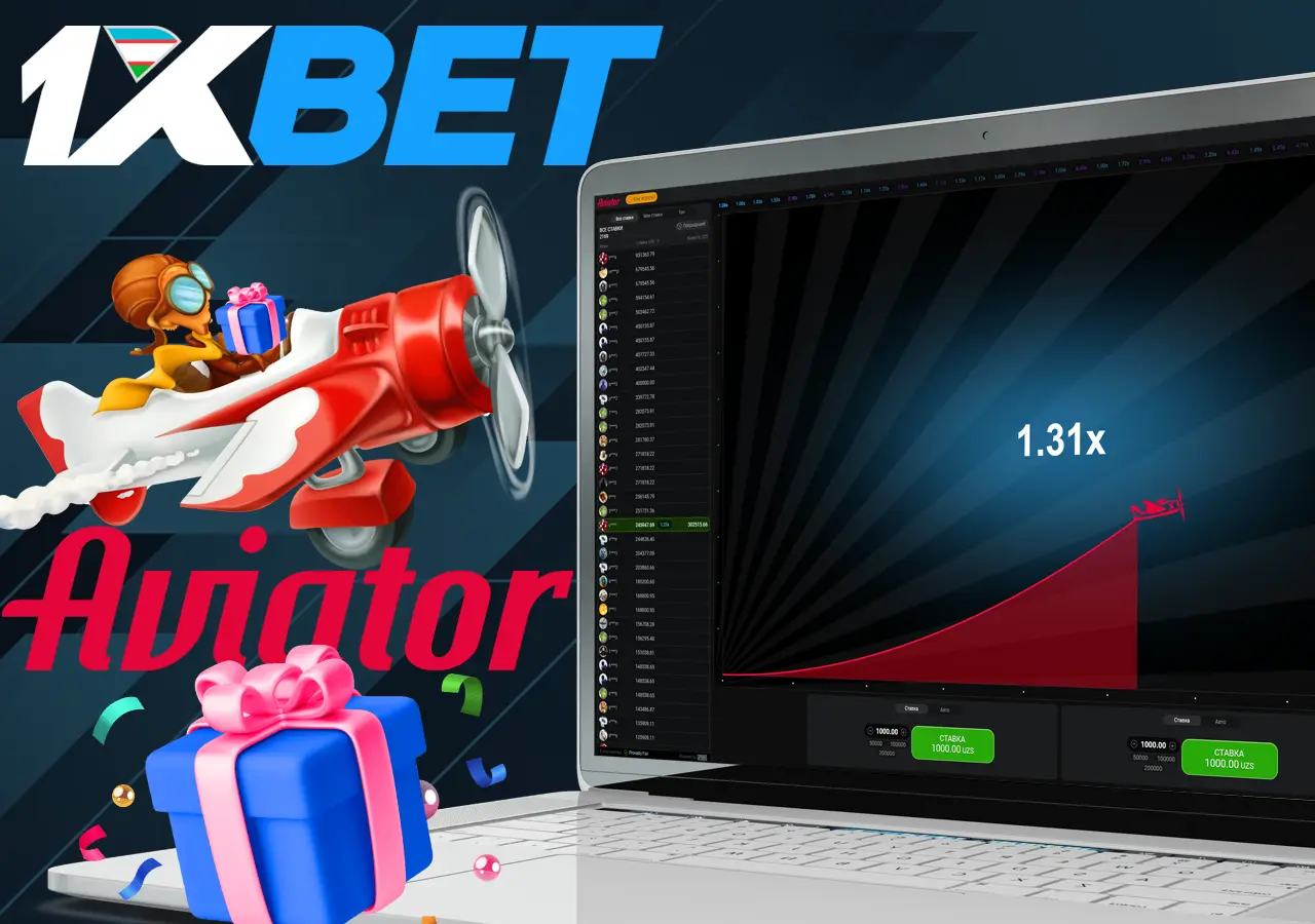 Играйте в Aviator в 1xBet и выигрывайте до 10 000 евро за раз